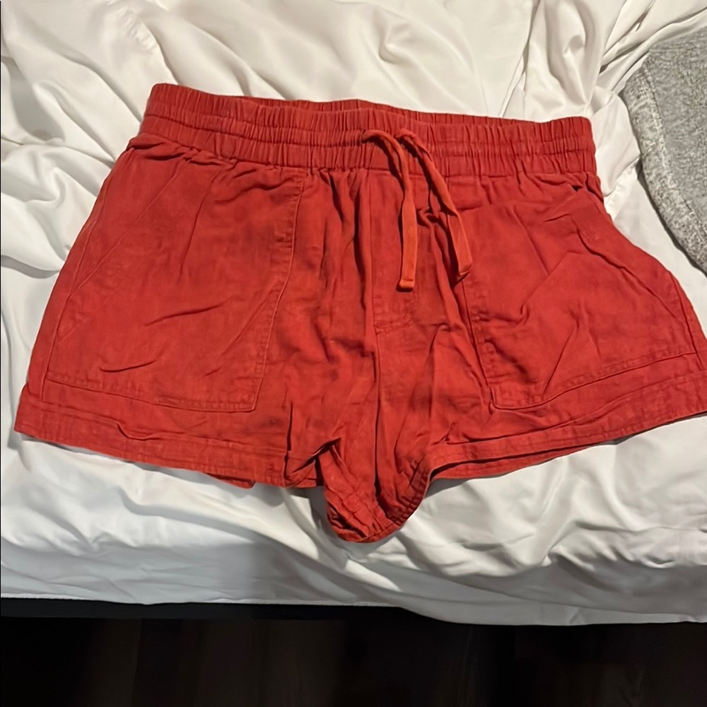 Women's orange Casual Shorts size M